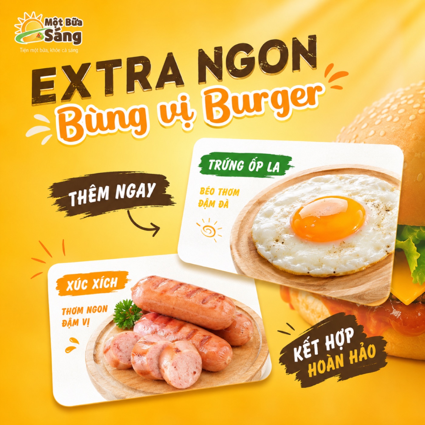 Extra Trứng + Xúc xích